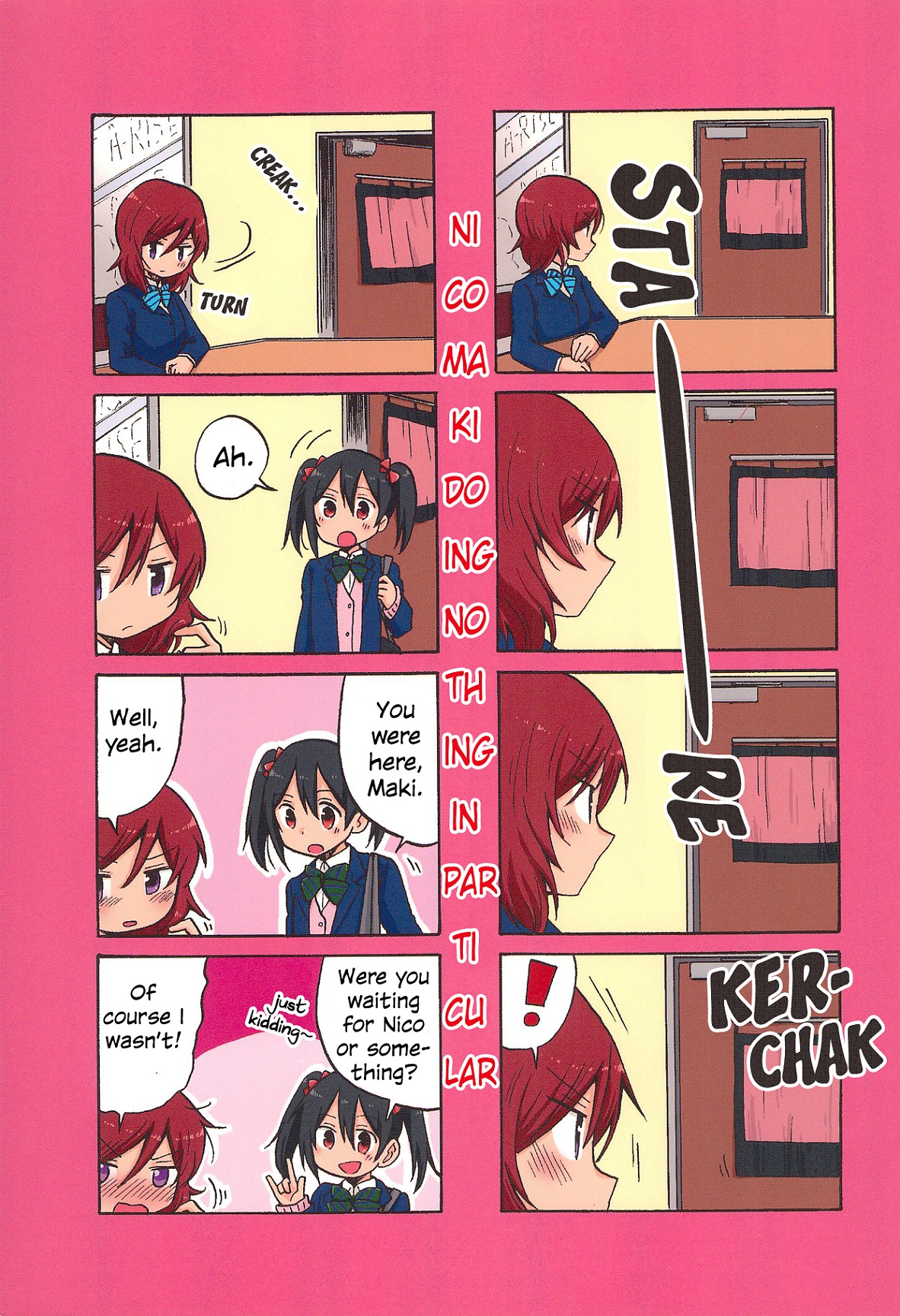 Love Live! - NicoMaki doing nothing in particular (Doujinshi) cover