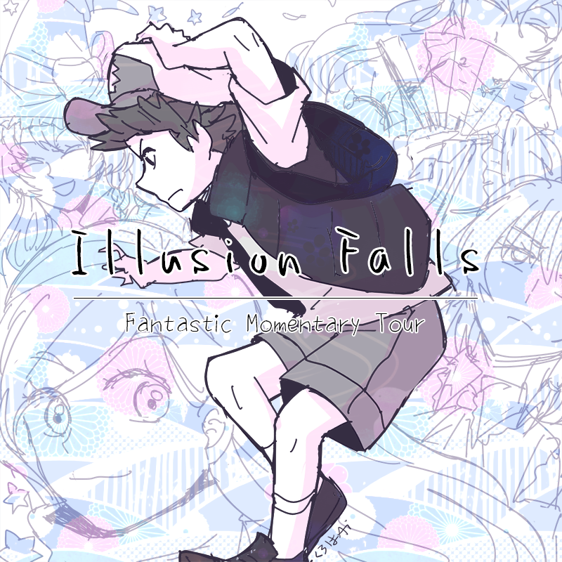 Touhou/Gravity Falls - Illusion Falls 「Fantastic Momentary Tour」 (Doujinshi) cover