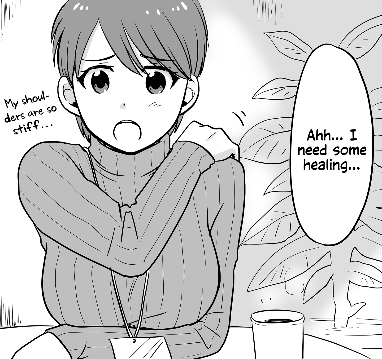 Iyasaretakute Tamaranai OL No Ohanashi cover